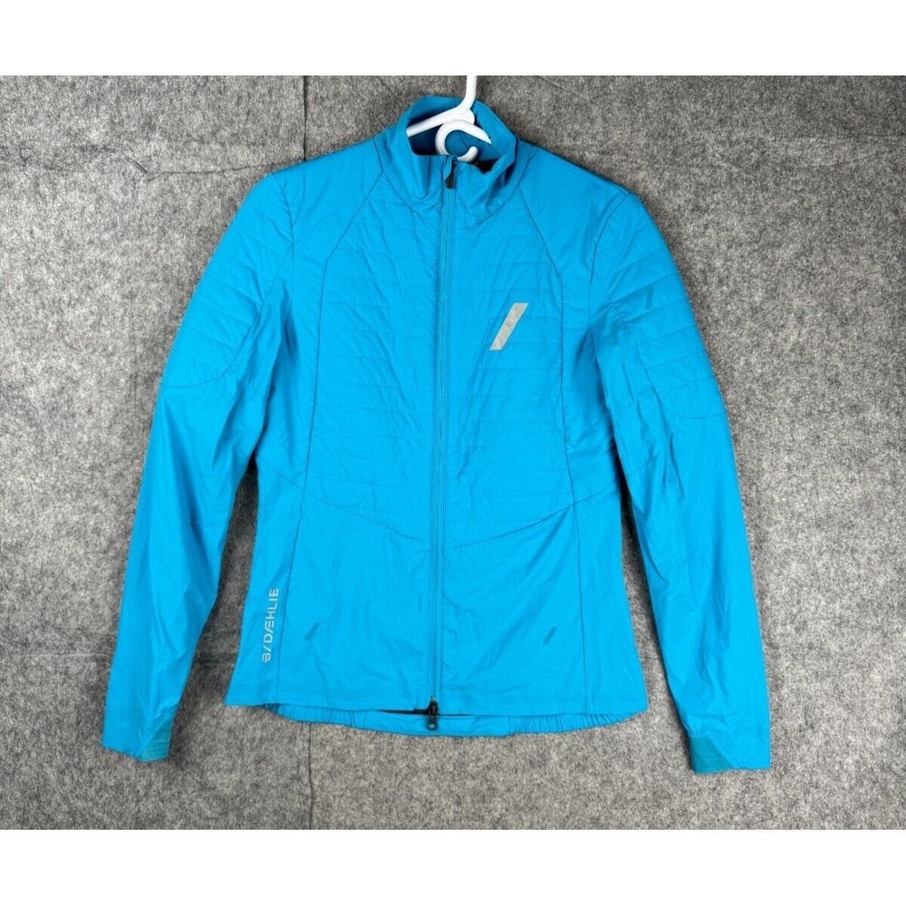 Bjorn Daehlie Jacket Women's Small Blue Full Zip Cycling Athletic